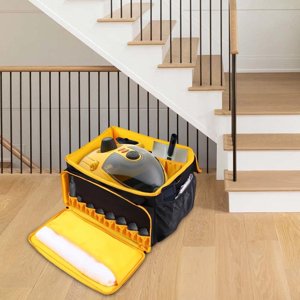 Borsa da trasporto per Wagner Spraytech C900134 Steamer, organizer Oxford 600D con tracolla, giallo nero