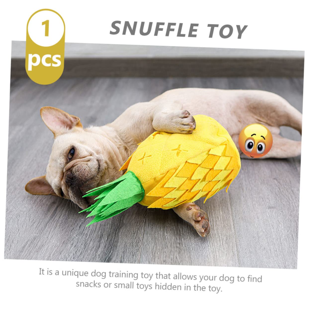 SUPVOX 2pièces Jouet Intelligence pour Chiens Ananas Jouet à Renifler pour Animaux De Compagnie Distributeur De Nourriture pour Chiots Le Et Stimule Esprit