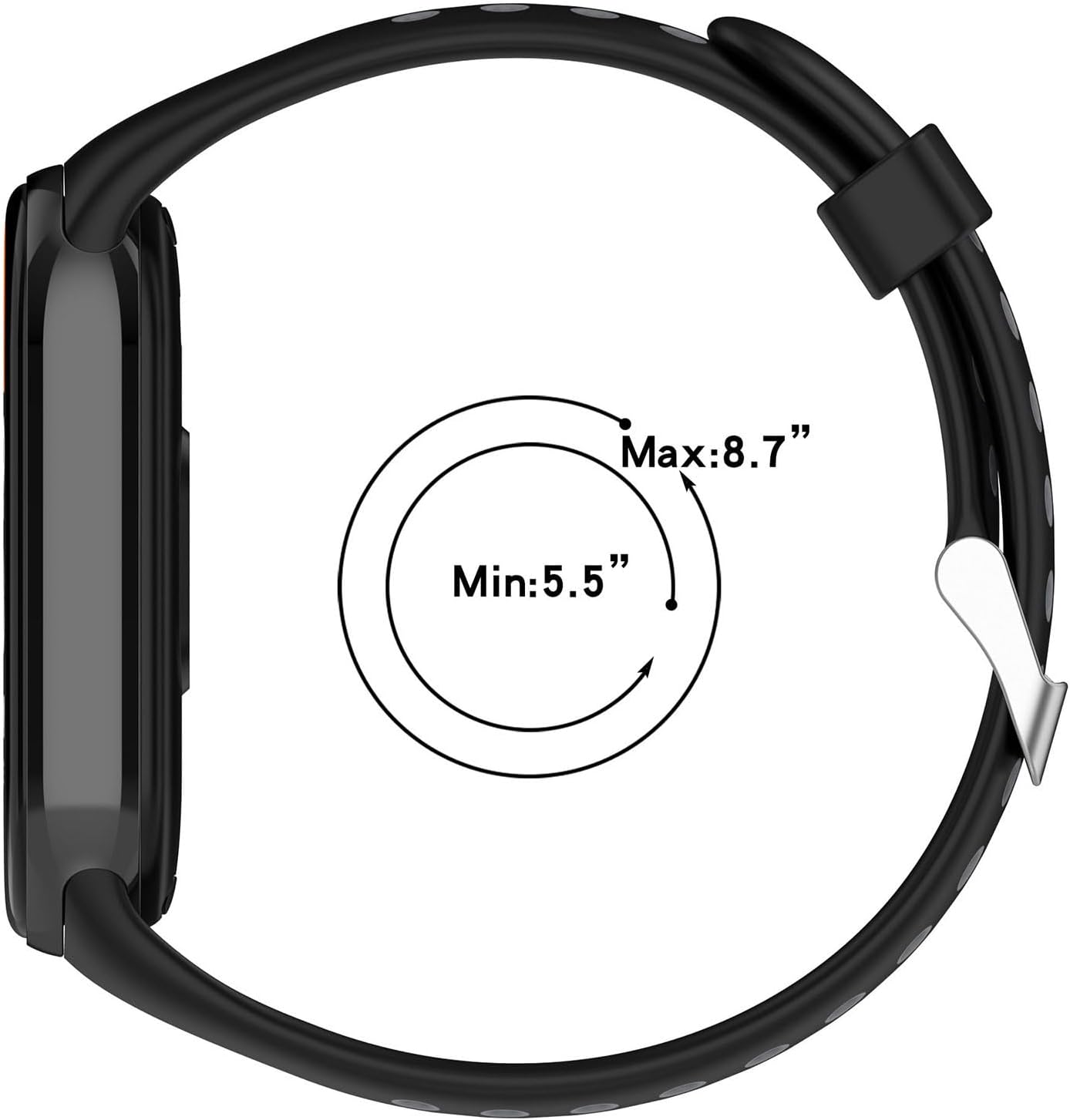 Pasek Kompatybilna z Xiaomi Mi Band 10 9 8 Silikonowy Pasek Zamienny do Xiaomi Mi Band 10 NFC 9 NFC 8 NFC
