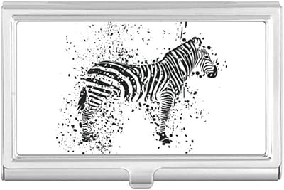 Mexican Pinto Simple Black and White Business Card Holder Case Pocket Box Wallet