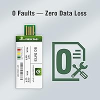 Vista 2 de Freshliance - Registrador de datos de temperatura desechable USB con 30000 puntos, informes PDF CSV automáticos de alta precisión, 7 días de uso