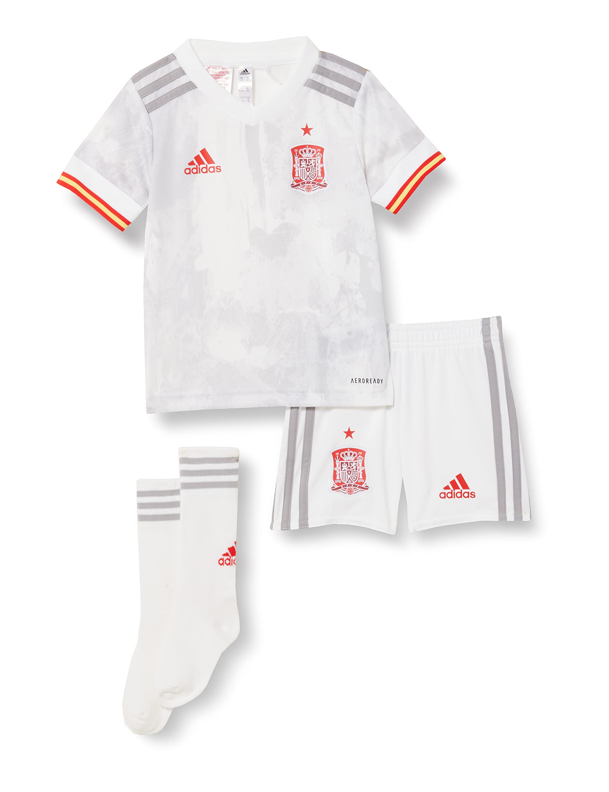 adidas Selección Española Temporada 2020/21 Miniconjunto Segunda equipación Unisex Adulto