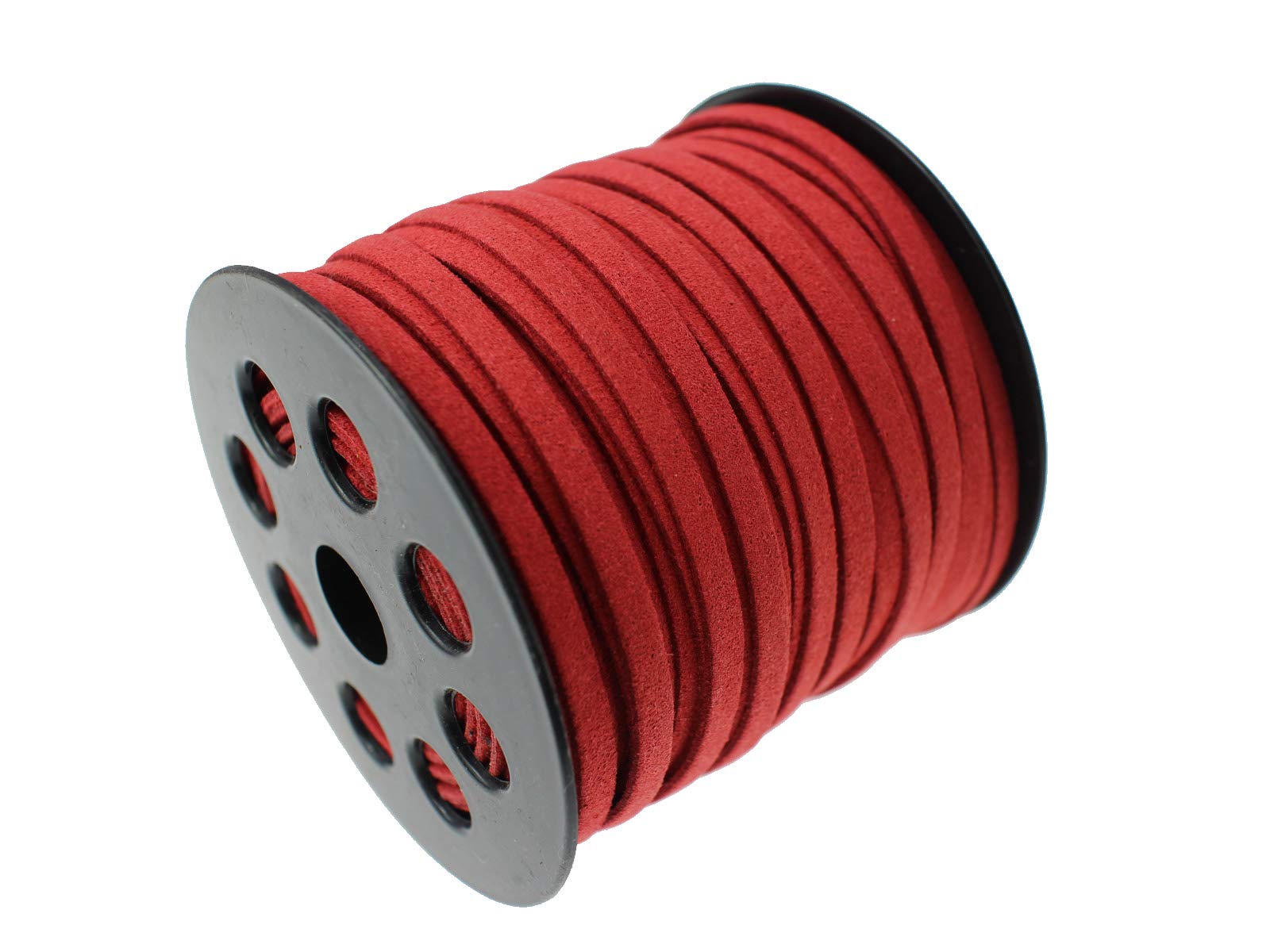 Cordón de piel de ante de 5 mm, hilo de piel de terciopelo coreano para bisutería y bisutería y collares