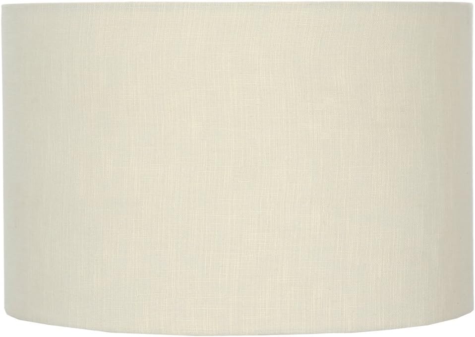 Pacific Lifestyle Linen Drum Shade, Cream