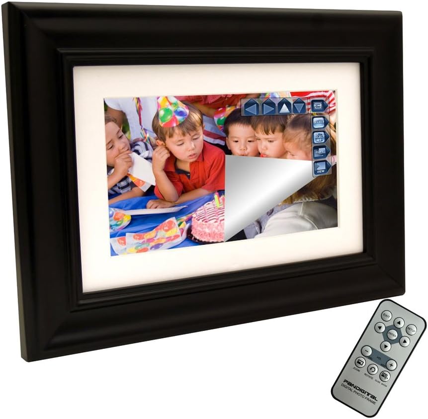 Pandigital 72-W01T 7-inch Touchscreen Digital Picture Frame (Black)