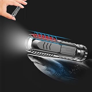 blueoxy Flashlight - 2023 New Blueoxy Flash Light, blueoxy Multifunctional Rechargeable Flashlight, Mini Portable Strong Light Flashlight Ipx8 Waterproof