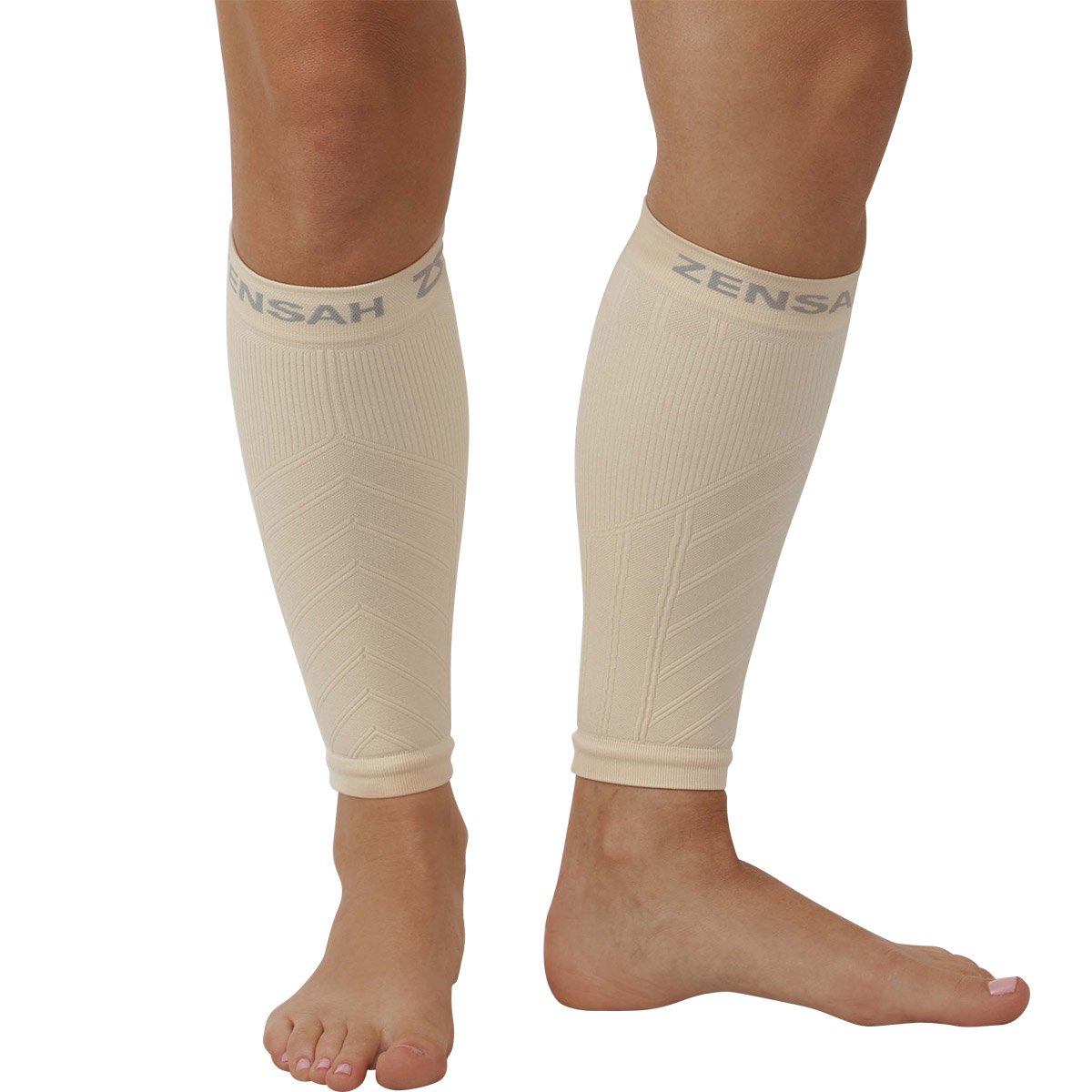 Zensah Running Leg Compression Sleeves - Shin Splint, Calf Compression Sleeve Men and Women