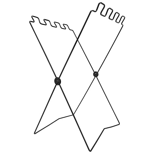 Miniatura 8 de TOPINCN Barbacoa Picnic Portátil Bolsa de Basura Estante Plegable de Alambre de Hierro Marco de 33 galones Bolsa de Basura Soporte de