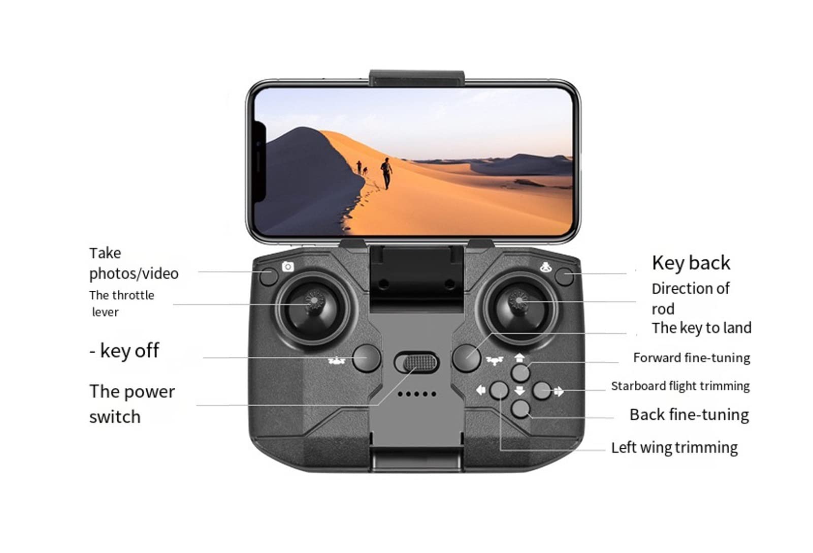 Składany dron Quadcopter Mini RC Drone Inteligentne unikanie przeszkód 4K Podwójna kamera WiFi Air Helicopter Składany quadcopter Drone Toy (Kolor: 4K Dual Camera B Rozmiar: 1) (Brak kamery