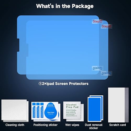 Miniatura 7 de Paquete de 2 protectores de pantalla de papel antiluz azul compatible con iPad Pro 12.9 2022/2021/2020 (6ª/5ª/4ª generación), protector de pantalla