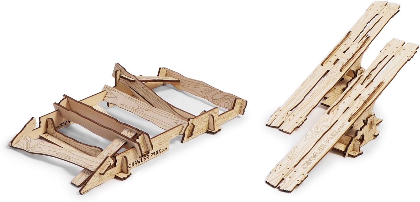Basic KIT of 2 Obstacles for RC Crawler Park Course 1/24 & 1/18 Scale