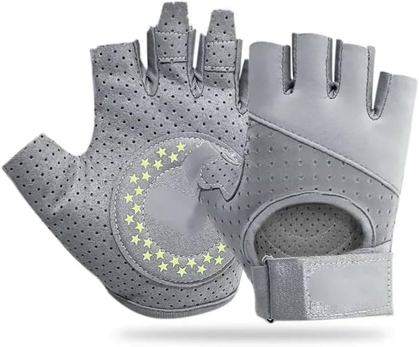 Lifting Gloves Workout Gloves 1Pair Breathable Gym Weight Lifting for Cycling Exercise Fitness Training(Blue,Large)