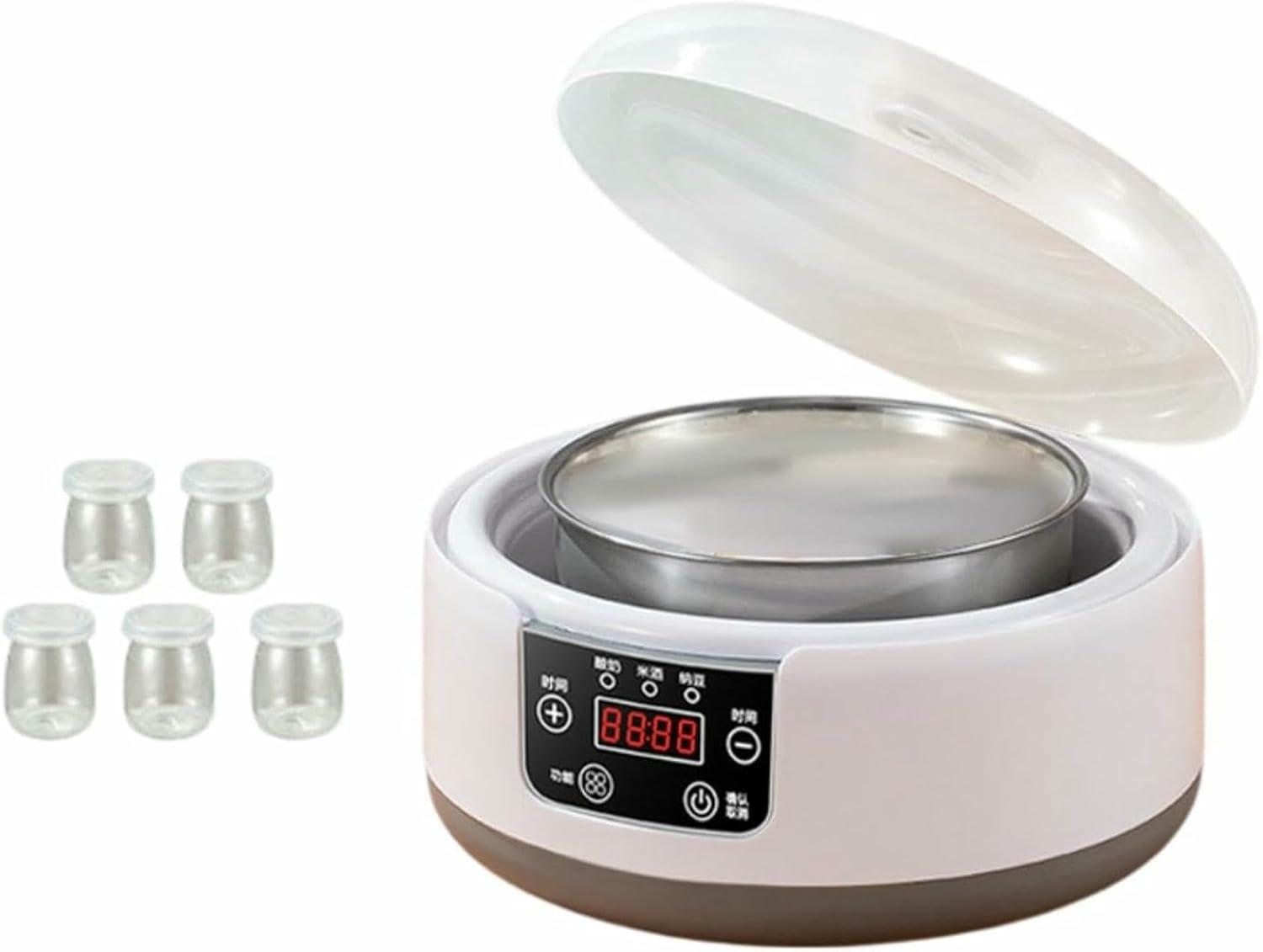 Yogurt Maker Homemade DIY Stainless Steel Inner Container Low Noise