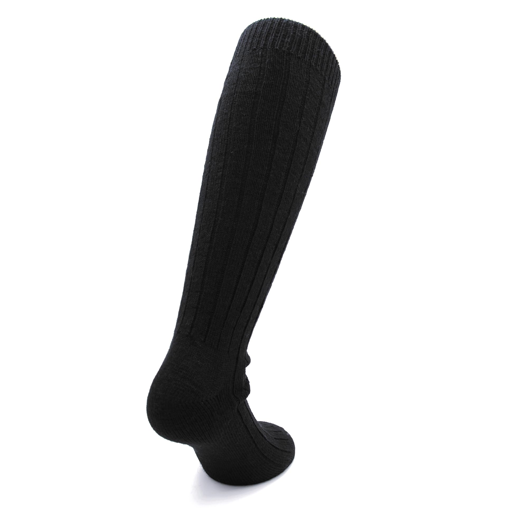 frencis - Calze Lunghe Uomo Donna in Lana & Alpaca – Calzini Termici Invernali Fino al Ginocchio, Punta e Tallone Rinforzati