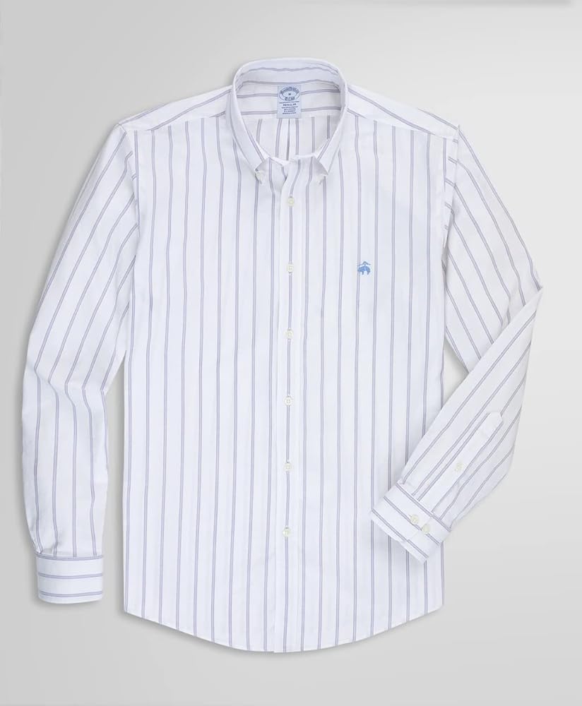 Brooks Brothers ストライプシャツ サイズ2 ノンアイロン スーピマコットンストレッチ ストライプシャツ