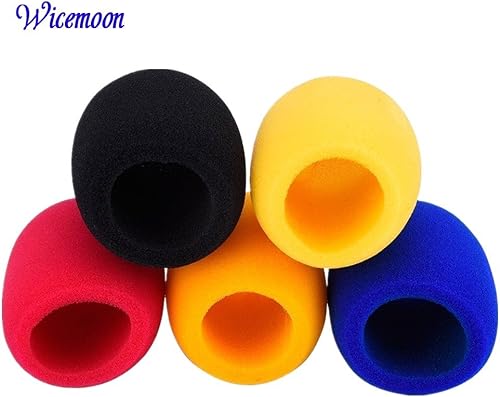 PCS wicemoon Schaumstoff Mikrofon Multicolor Handheld Mikrofon-Windschutz Schwamm Cover zufA llige Farben PCS wicemoon Schaumstoff Mikrofon Multicolor Handheld Mikrofon-Windschutz Schwamm Cover zufA llige Farben