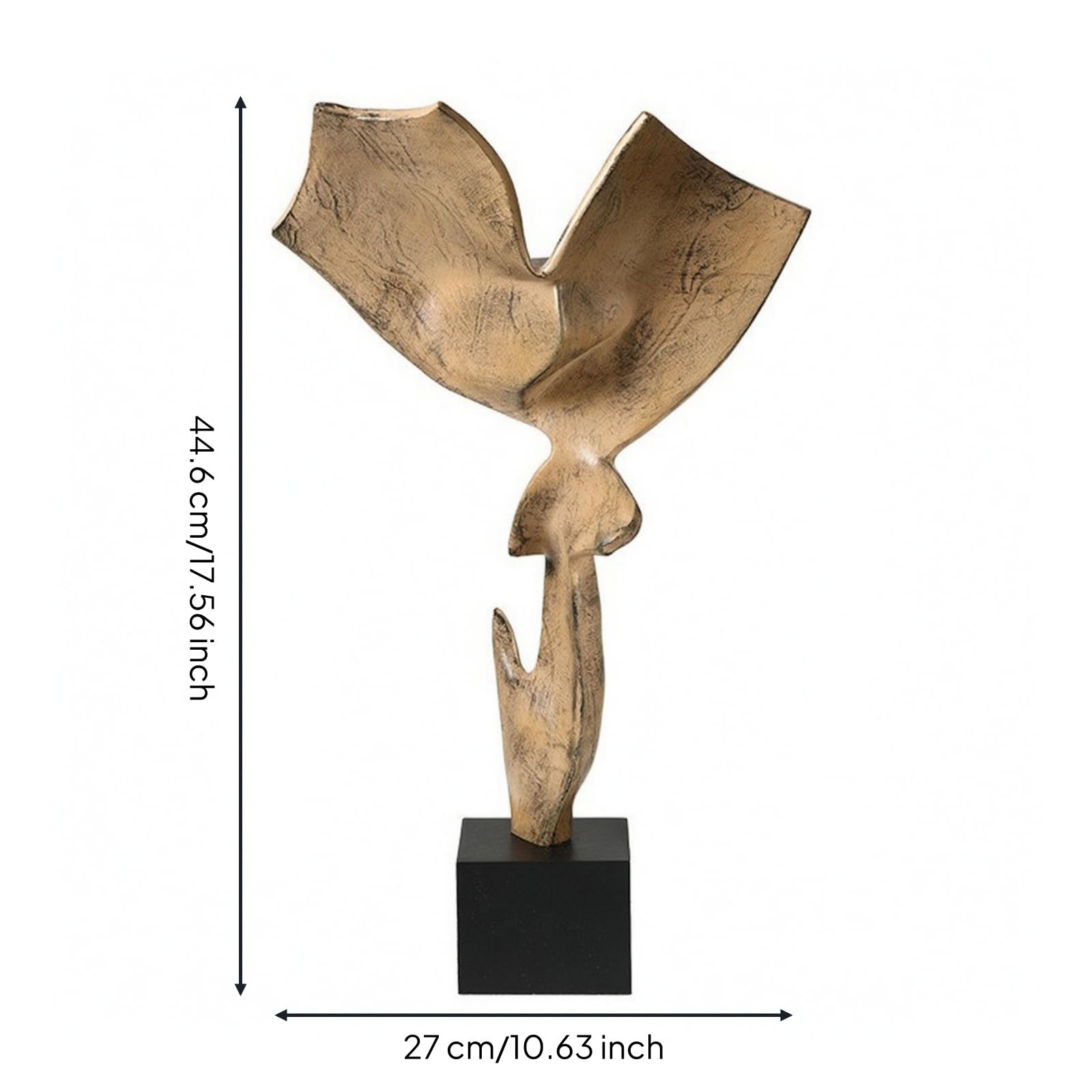 B Baosity Escultura Resina Estable | Estilo Estilo rústico Oriental Rústico, Figura Resina, Artística, para Salón