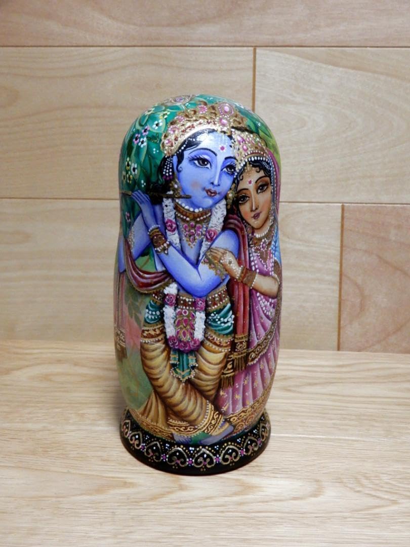 美品箱付き ロシア製 10体組 マトリョーシカ おきあがりこぼし 夏にダーチャで過ごす贅沢… してみたい #くま #マトリョーシカ