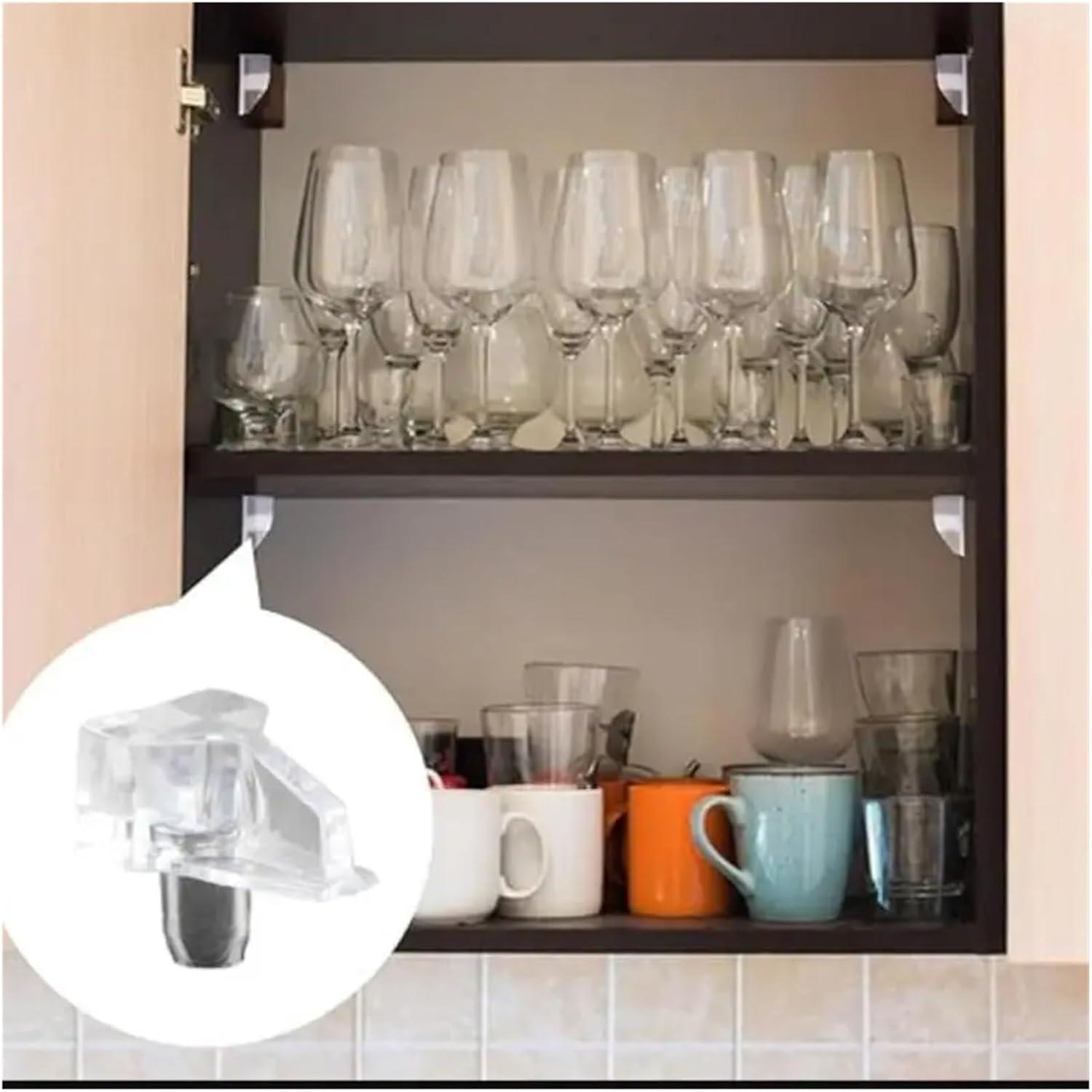 Plastic Shelf Support Pins 50 or 100 Pcs Clapboard Layer Pegs for Cabinets and Partitions(White 50pcs)