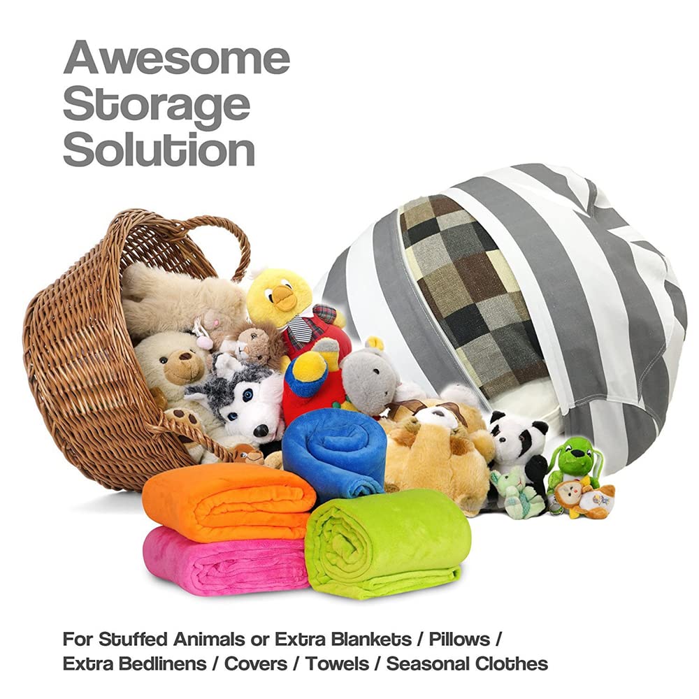 Highdi Carino Poltrona Sacco Pouf Senza Ripieno, Bambini & Adulti Bean Bag Fodera per Sacco di Fagioli per Decorazione della Soggiorno Camera Giardino Salotto Balcone (18 Pollici,Gufo