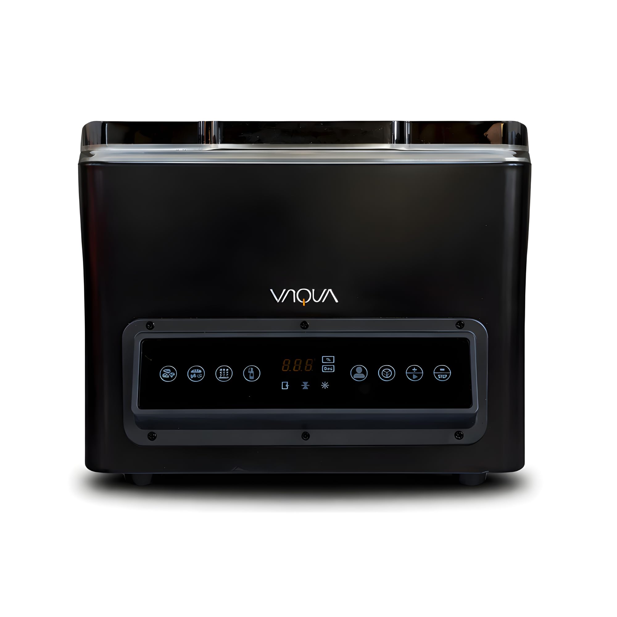 Macchina Sottovuoto a Campana VAQUA – Vacuum Chamber Sealer in Acciaio – Ideale per Carne, Pesce e Preparazioni Sous Vide – 350×240×445 mm - 25 buste omaggio