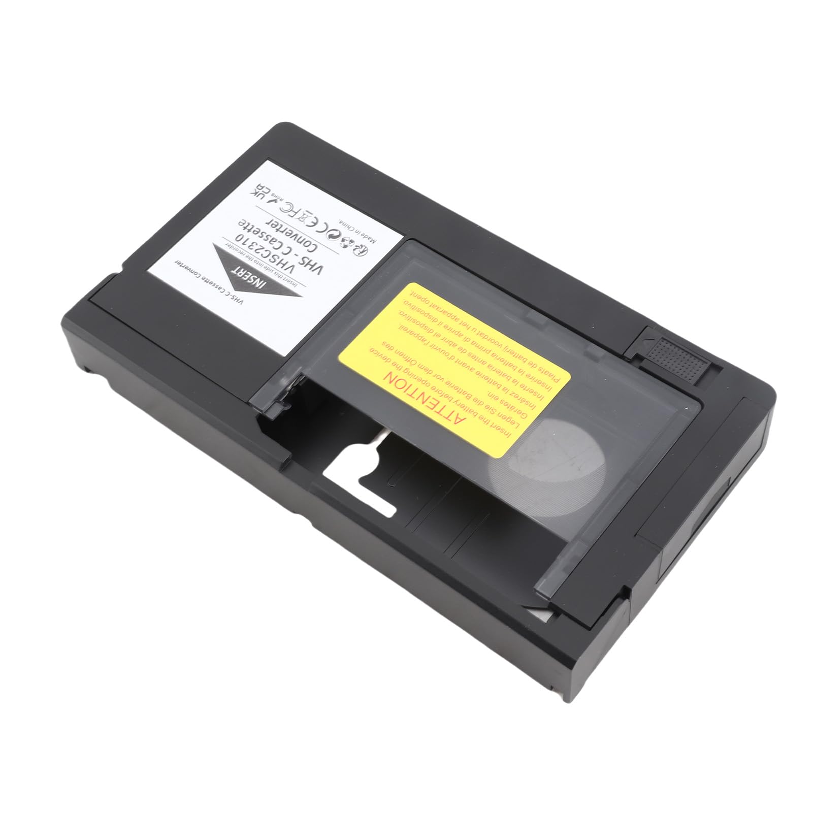 Naroote Adaptador de Casete VHS C, Compatible con Videocámaras VHSC SVHS, Convertidor de Casete VHS Motorizado, No Compatible con MiniDV Hi8 de 8 Mm