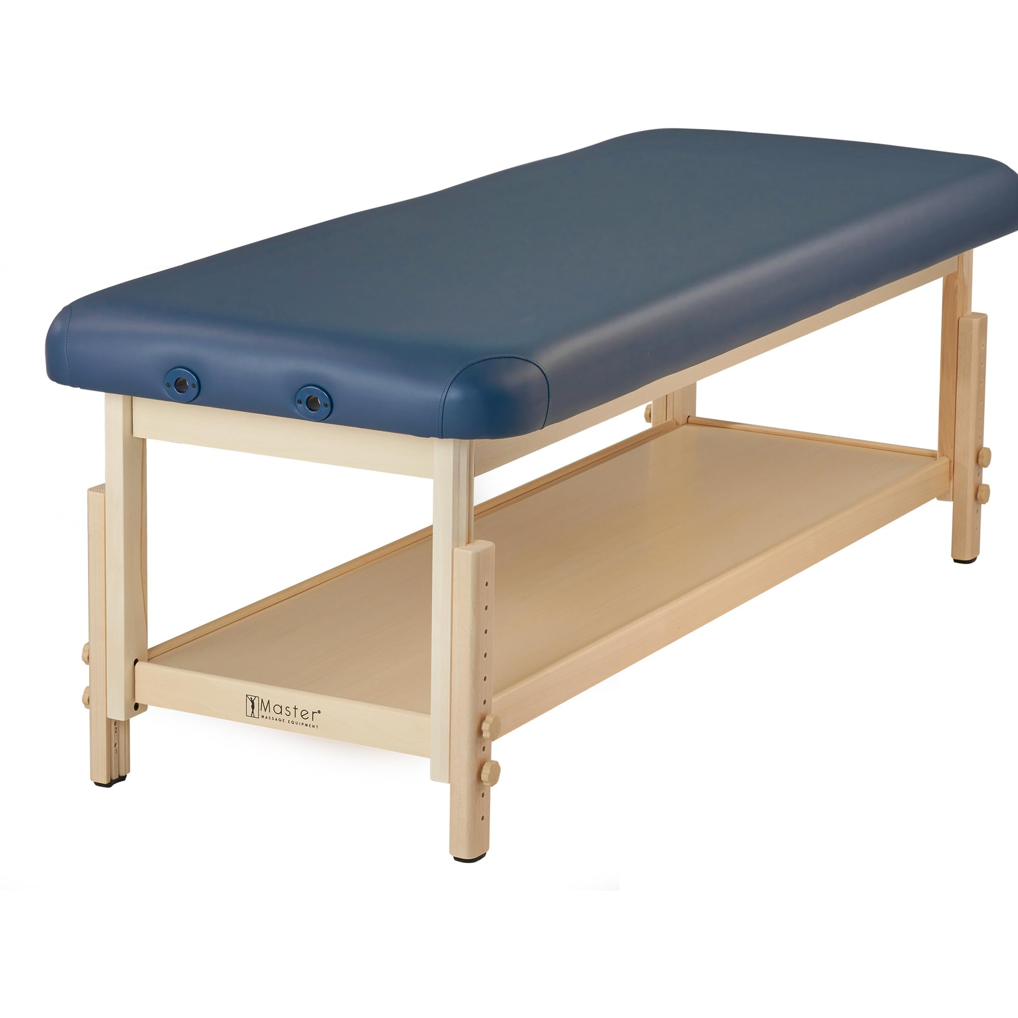 Master Massage Laguna Comfort Massagetisch aus Holz, stationärer Massagetisch, Wellnesstisch, höhenverstellbar, flach, Physiotherapie-Bett, medizinisch, klinische Behandlung, Schlafzimmer,