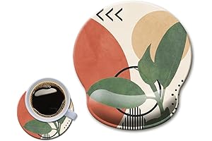 Abstract Mouse Pad with Wrist Support