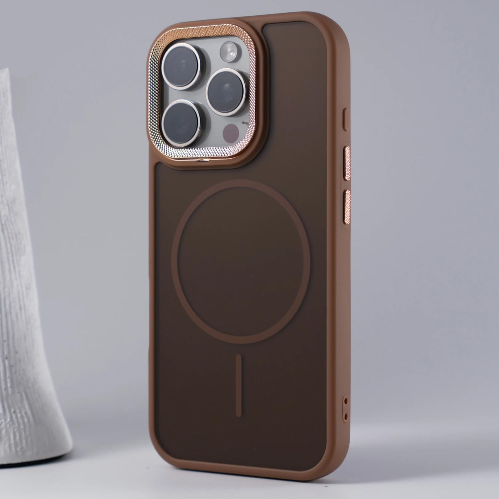 Coque luxe iPhone 14 Pro Max magnétique mate chic - 8
