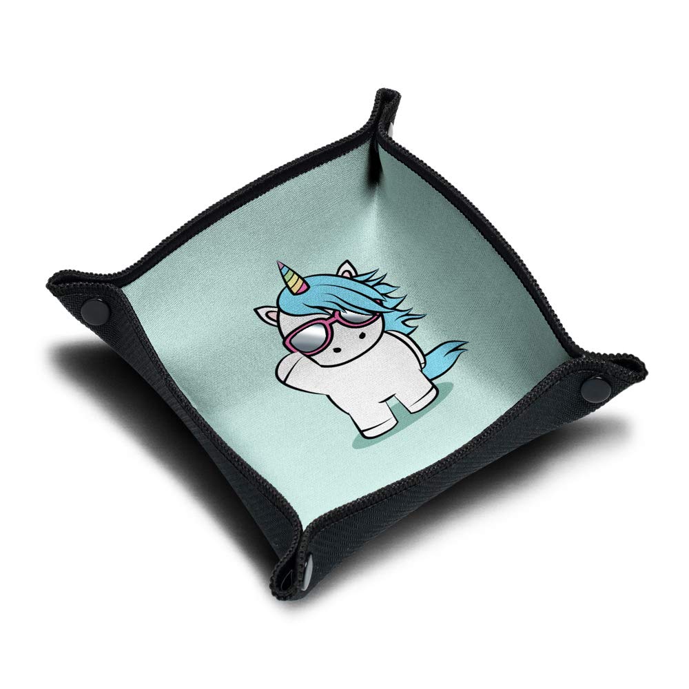 Piste à Dés Immersion 21x21 Cm – Plateau Pliable, Antidérapant, Finition Premium – Pour Jeux De Société Sans Bruit