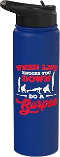 Do a Burpee Design for Aerobic Workout Stainless Steel Insulated Water Bottle