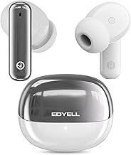 EDYELL in-Ear Earbuds ANC Up to 35dB, Wireless TWS Ear Buds with 4 Mic, 100Hrs Playtime,13mm DLC Drivers, Bluetooth 5.3, Smart Touch Control, Type-C Earphone Charging, A1(Pure White)