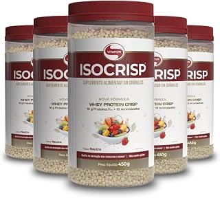 Kit 5 Isocrisp Neutro Vitafor 450g