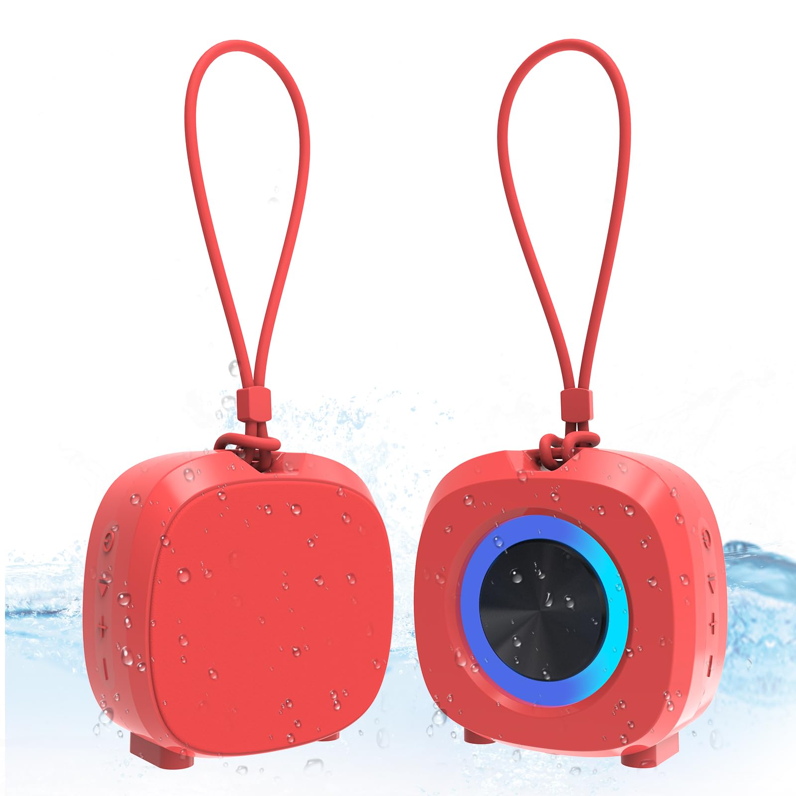 Bluetooth Speaker Portable Media Players Clear Loud Stereo Sound Deep Bass Wireless Speaker With Lights TWS IPX5 Waterproof