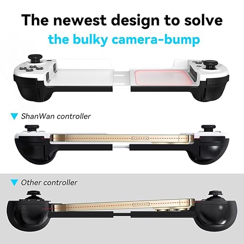Vista 35 de ShanWan Mobile Game Controller for Android with 4 Mapping button, Bluetooth Wireless Gamepad Designed for Xbox Game Pass Ultimate, Steam Link
