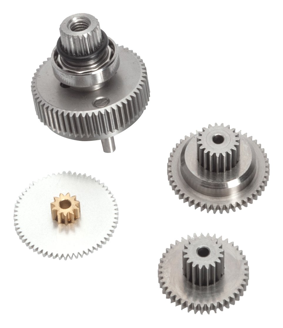 Unbekannt Sanwa 107A54153A Servo Gear Set ERS-961, Multi-Coloured