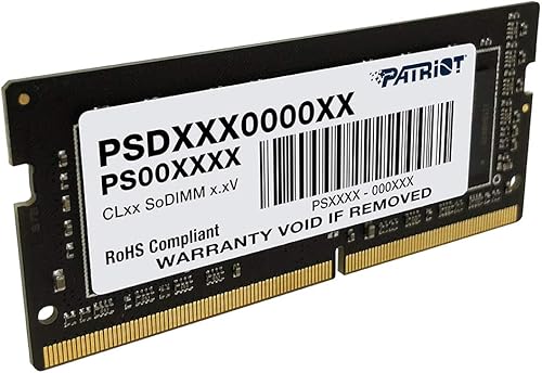 Miniatura 7 de Patriot Signature DDR4 RAM 8GB (1X8GB) 2400MHz CL17 SODIMM módulo de memoria para portátilportátil - PSD48G240081S