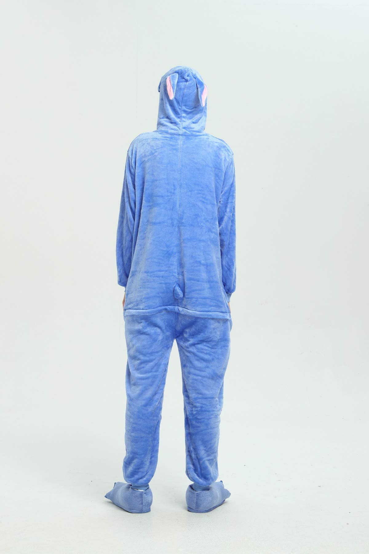 Ensemble de Pyjama Licorne Grenouillère Animaux Siamois Romper Pajamas Kigurumi Onesie Cosplay Animal Combinaison Costume Vêtement de Nuit en Flanelles Soirée Carvanal Halloween Noël Déguisement