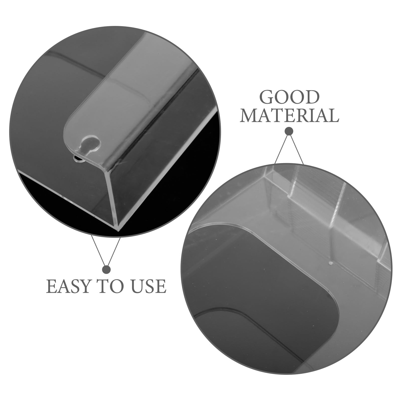 Homoyoyo Expositor de Pared 2 Piezas Acrílico para Folletos y Revistas, A5