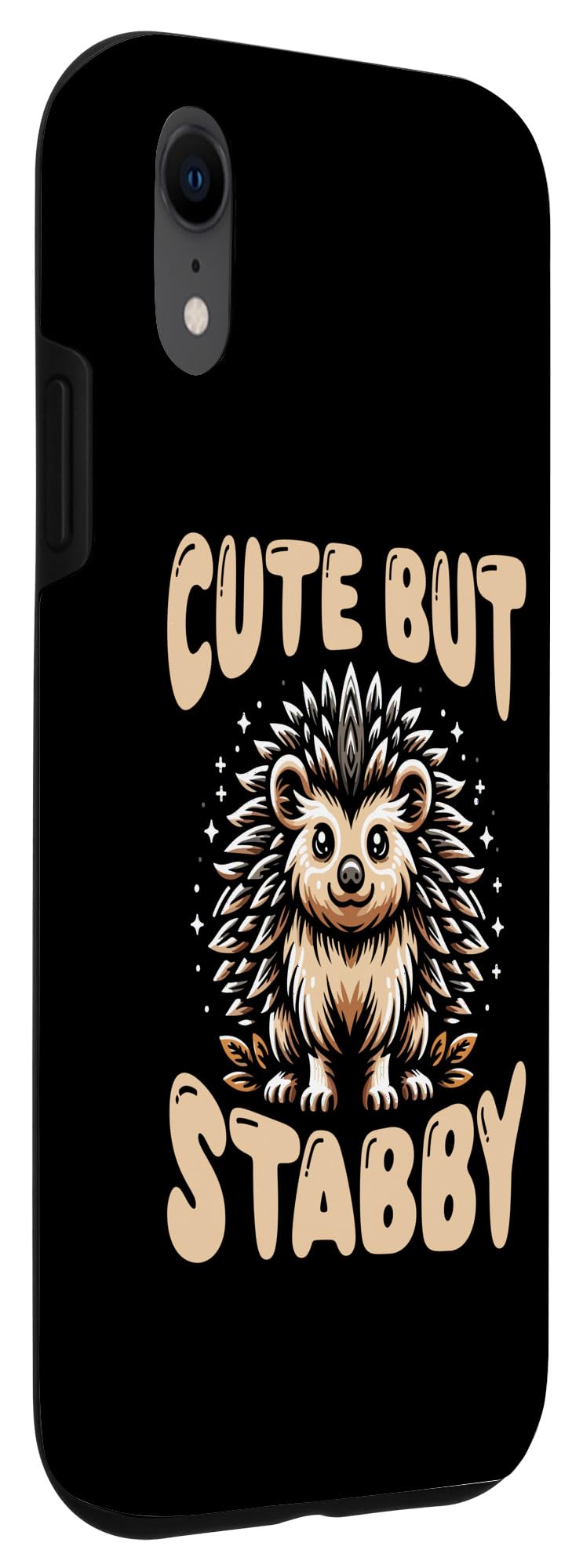 Adorable Yet Fierce Hedgehog - Cute But Stabby Case for iPhone XR - Image 3
