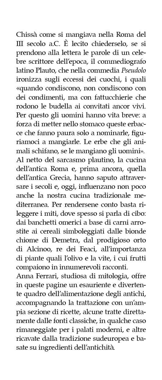 La cucina degli dei. Miti e ricette dall'antica Grecia alla Roma imperiale
