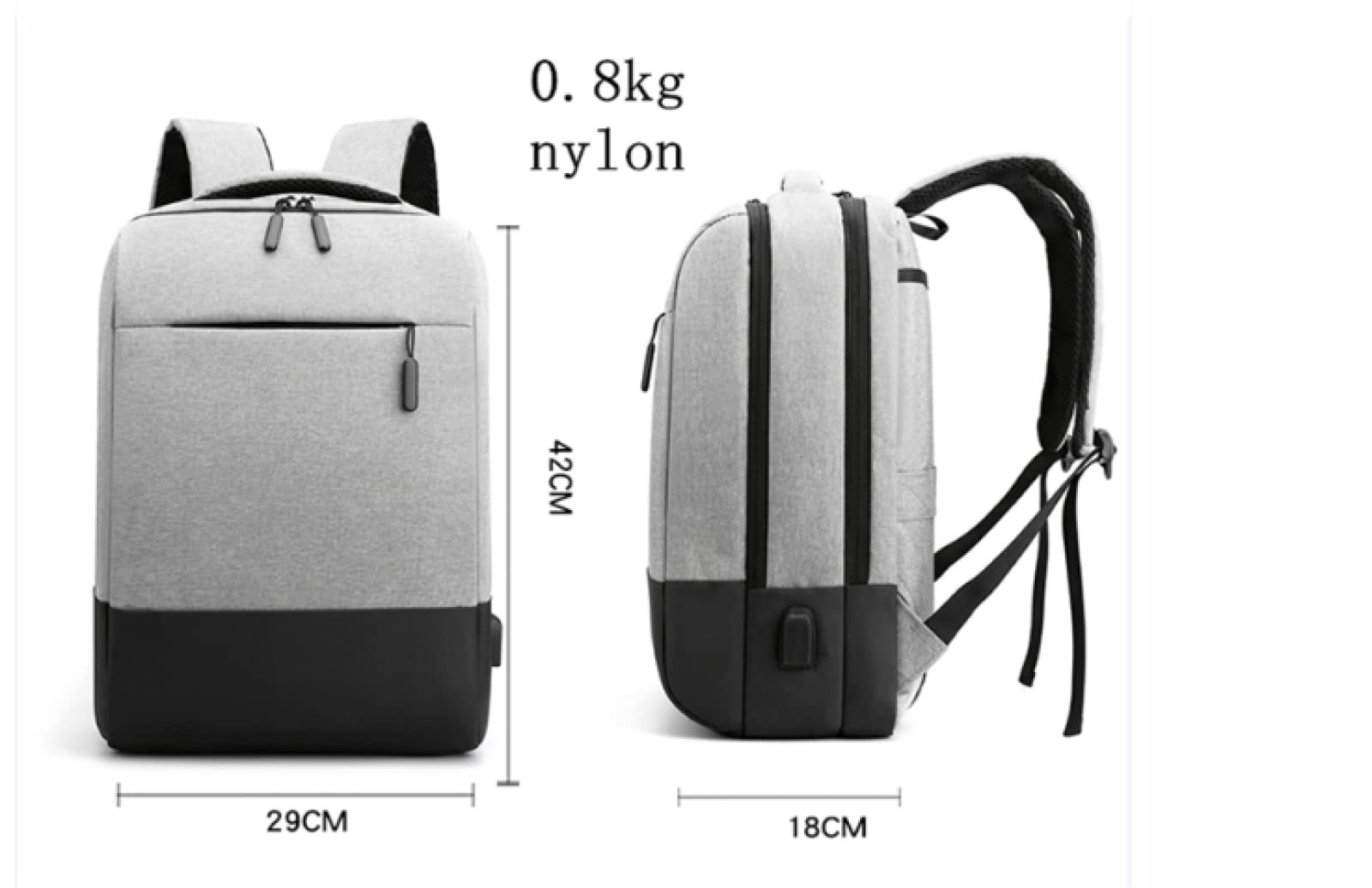 Plecaki do ładowania laptopa USB Wodoodporny tornister Biznesowe torby podróżne Męski wielofunkcyjny plecak antykradzieżowy