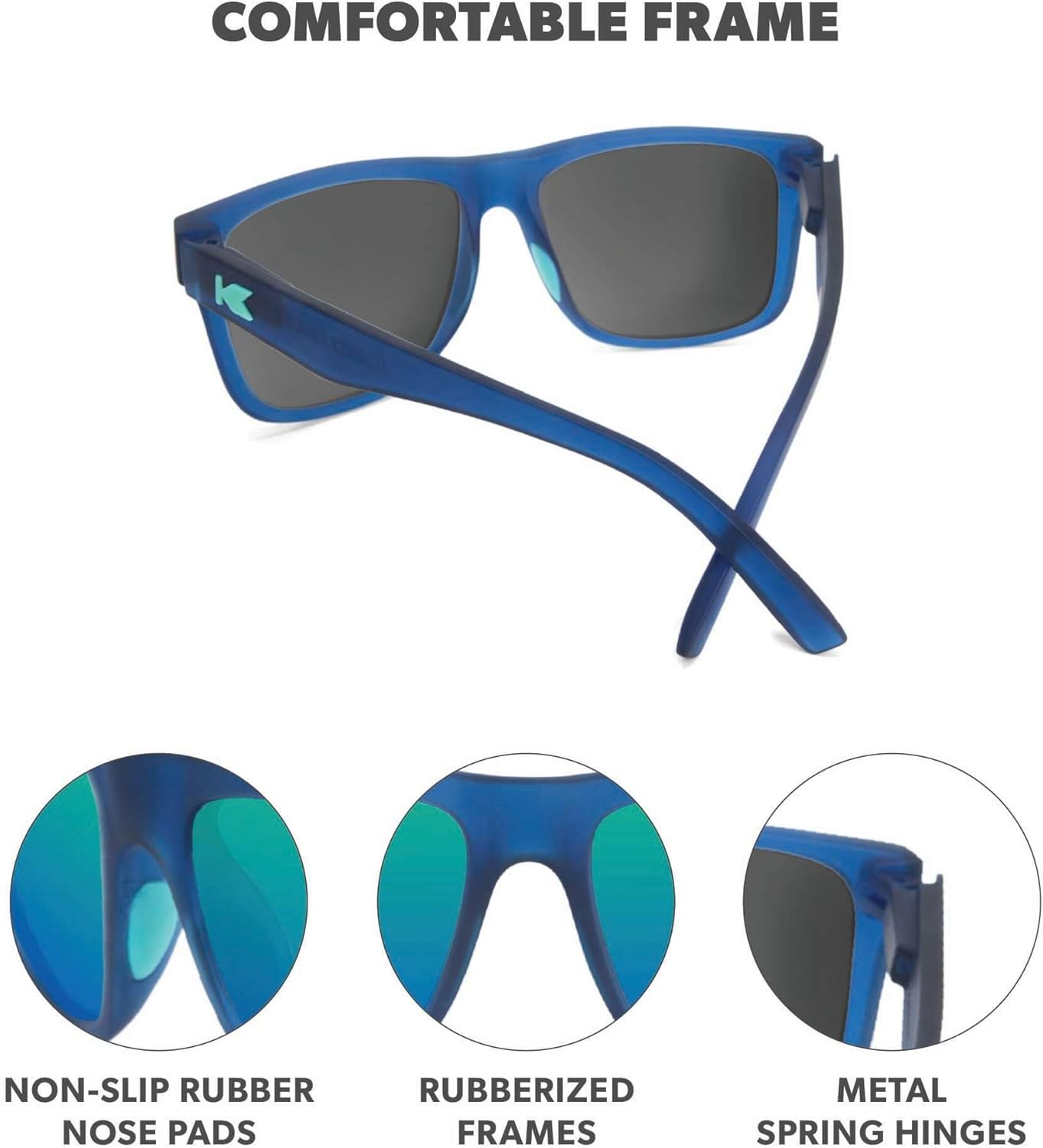 Knockaround Torrey Pines Polarized Sunglasses for Men & Women - UV400 Protection