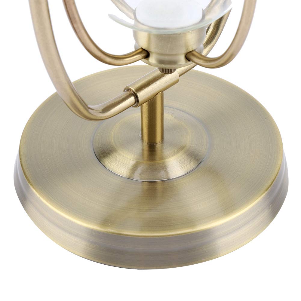 Uxsiya Reloj de de cristal ,reloj de de aspecto bonito y elegante ,decoración del hogar ,adorno de escritorio ,30 min/60 min ,para decoración de oficina en casa (L ,60 minutos)