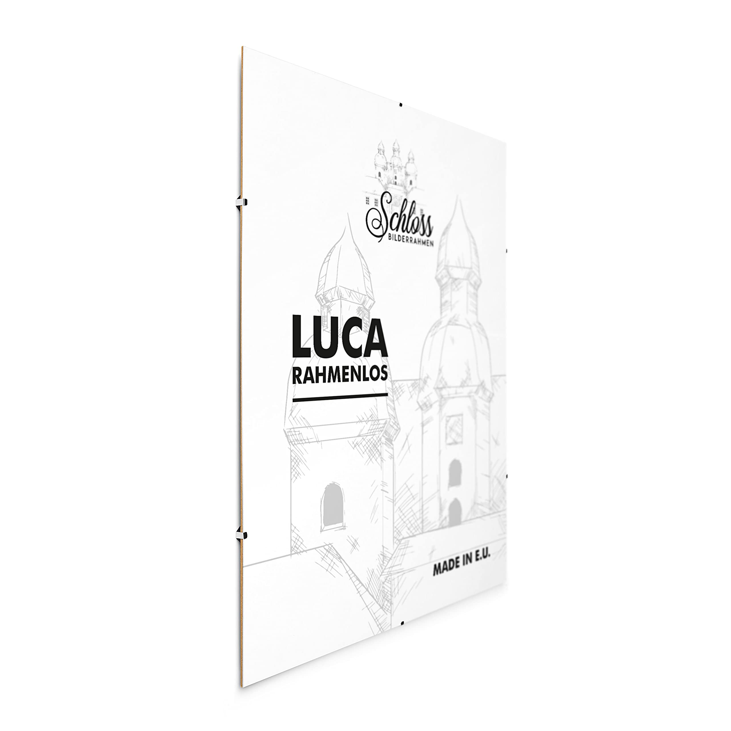 Luca rahmenlos 50x100 cm, rahmenloser Bildhalter