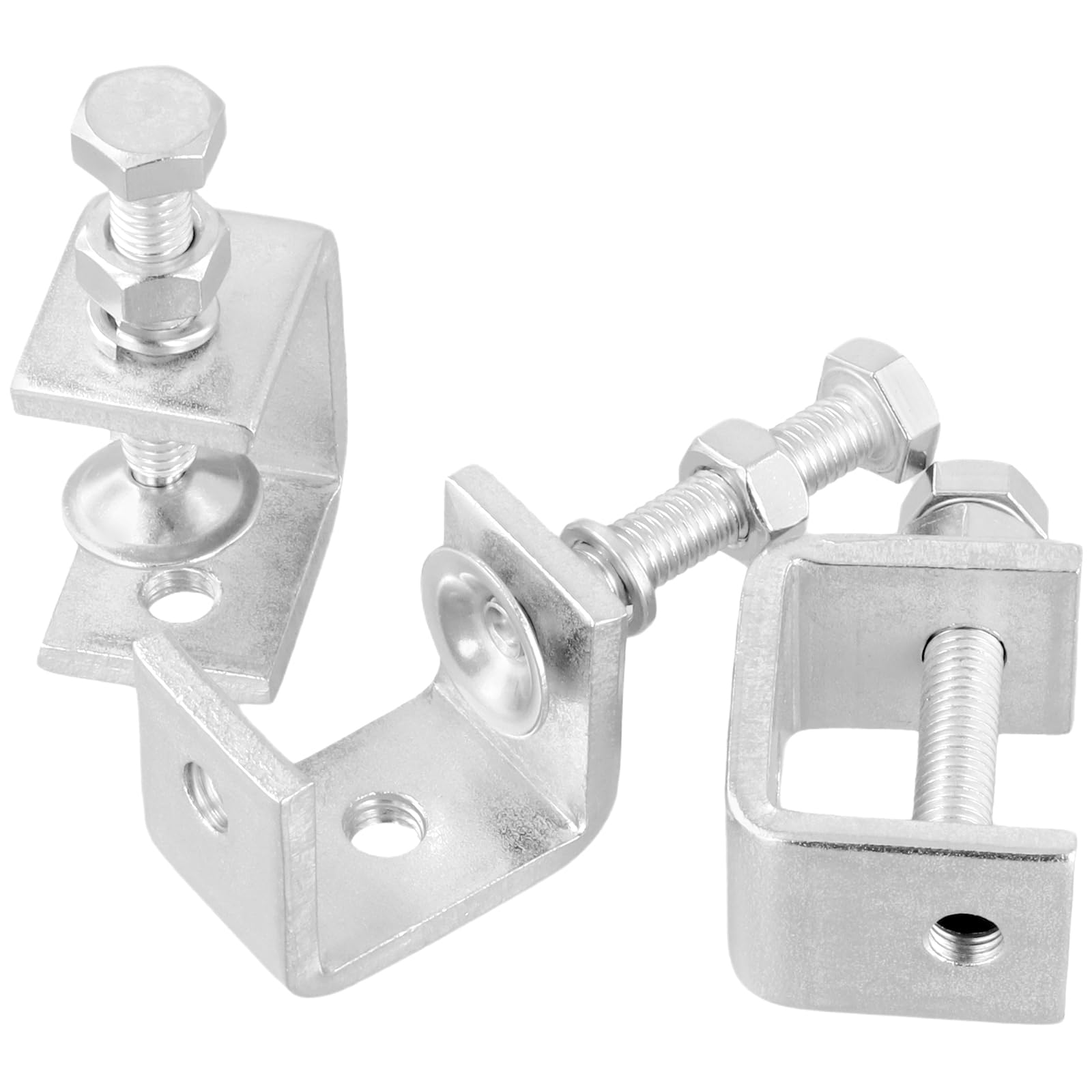 15 morsetti a C piccoli in acciaio inox da 30 mm, mini morsetto a C con apertura 304, morsetti a forma di tigre argentata per lavorazione del legno, saldatura