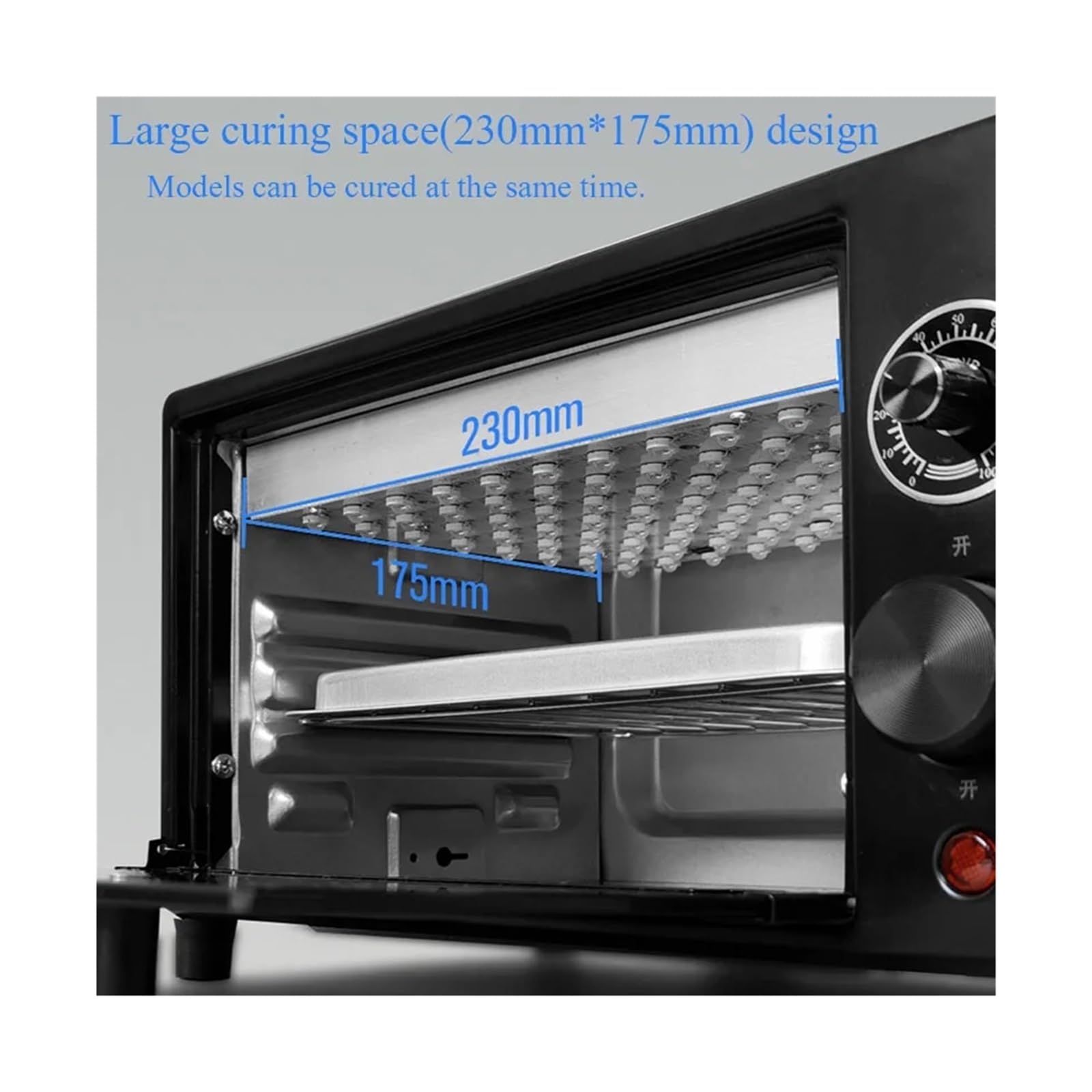 3D Résine Lampe, Lampe de sécha ultraviolette à LED UV 405 nm 395 nm 365 nm for imprimante 3D Modèle de résine Durcissement secondaire Circuit imprimé Réparation d'écran Lampe à polymériser en résine(