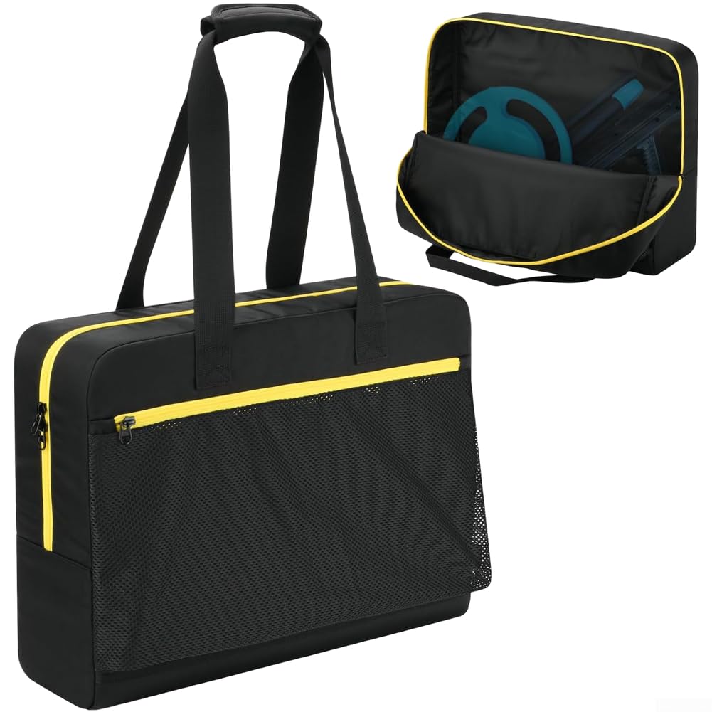 Pochette Détecteur de Métaux Nylon Imperméable de Transport Pliable avec Poche Filet pour Outils Digger Plage Trésors 44x32.5cm
