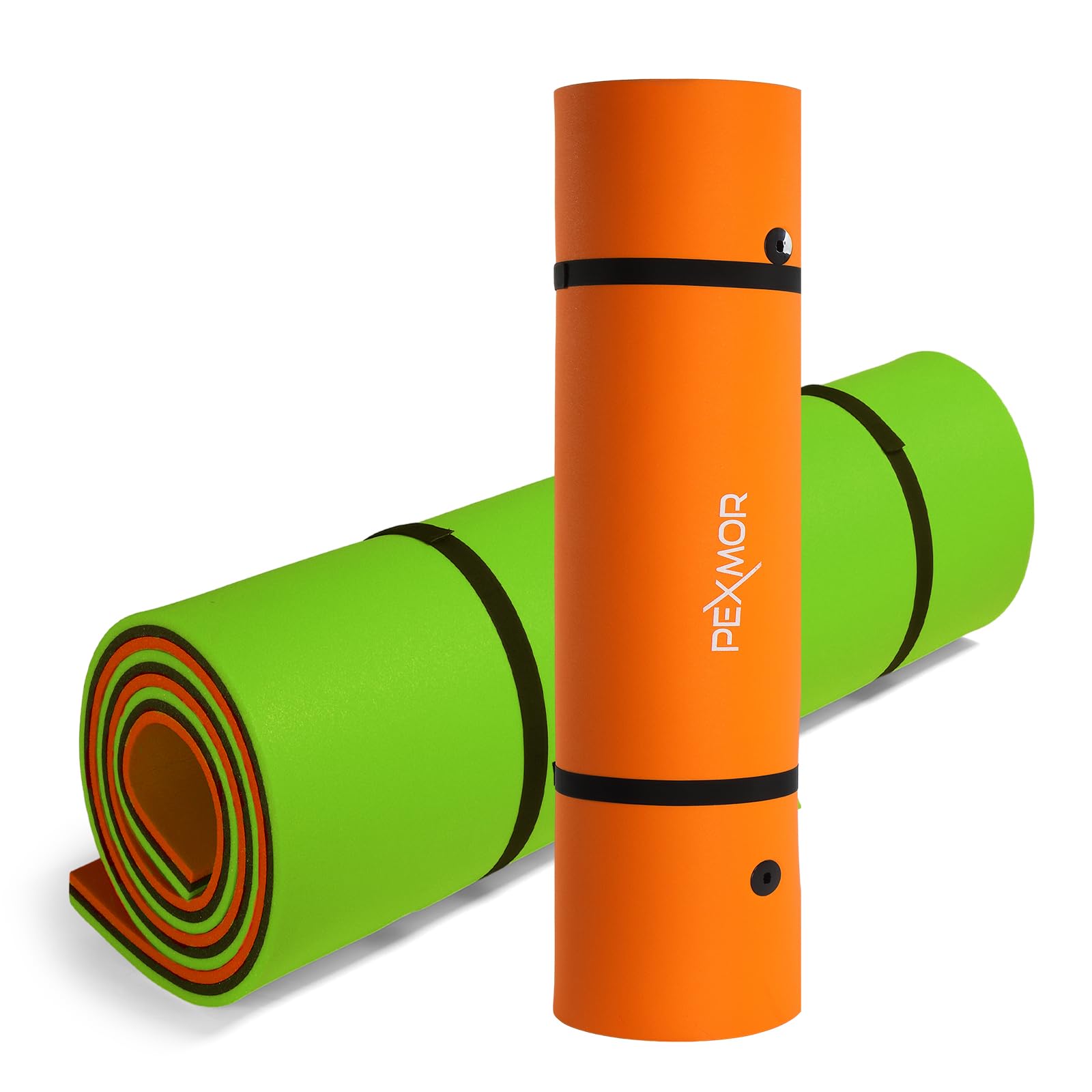 MAXFLO Floating Water Mat, 18x9 FT Lily Pad Floating Mat for The Water, 3-Layer XPE Foam Water Floating Island w/Bungee Tether & Storage Straps for Lake Pool Beach River