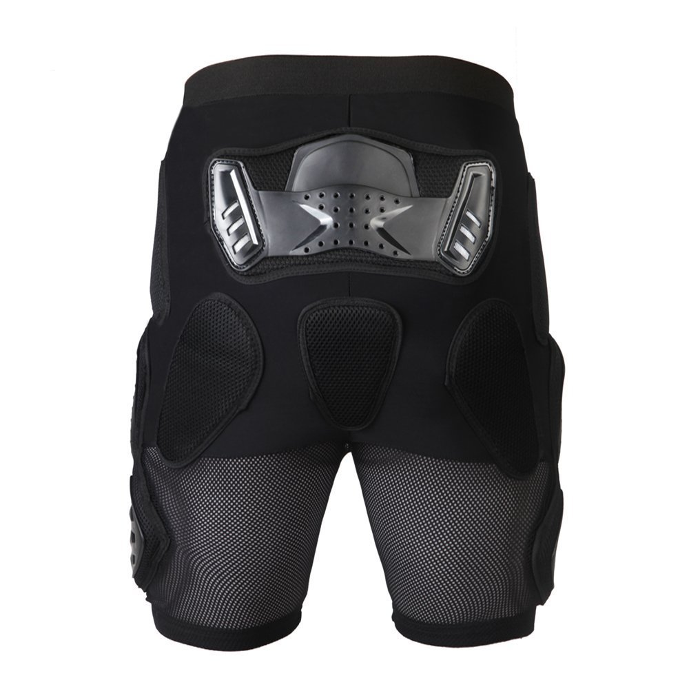Protection Pantalon Moto Cuissard Armure Short Motard pour Moto Cross Vélo Ski Patinage Homme ou Femme